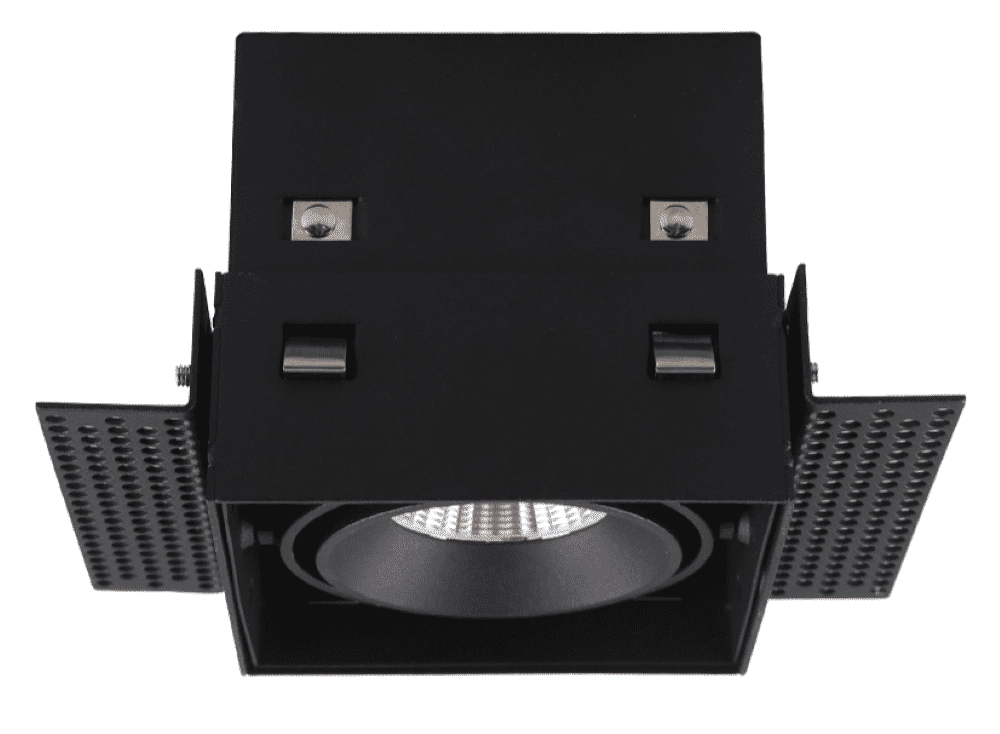 Spot encastré sans bordure Trofa noir Spot encastré sans bordure Trofa noir