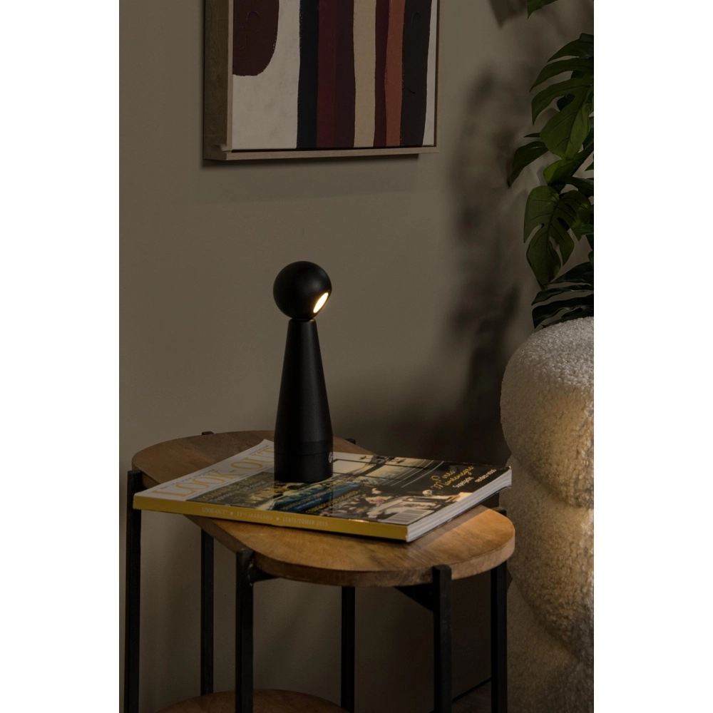 Lampe de table rechargeable Ipsos Noir Lucide 5411212333964