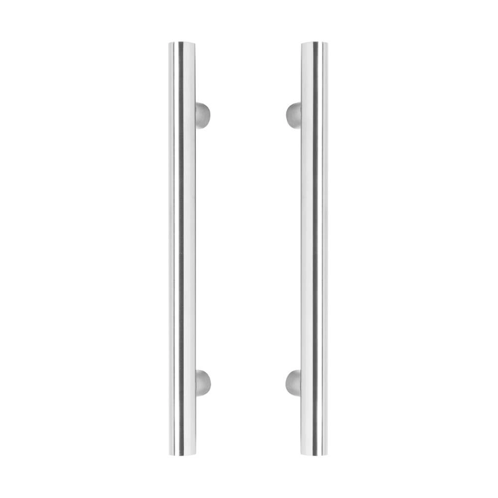 Poignées de porte en forme de T Gripon 50x8cm la paire en acier inoxydable Poignées de porte en forme de T Gripon 50x8cm la paire en acier inoxydable