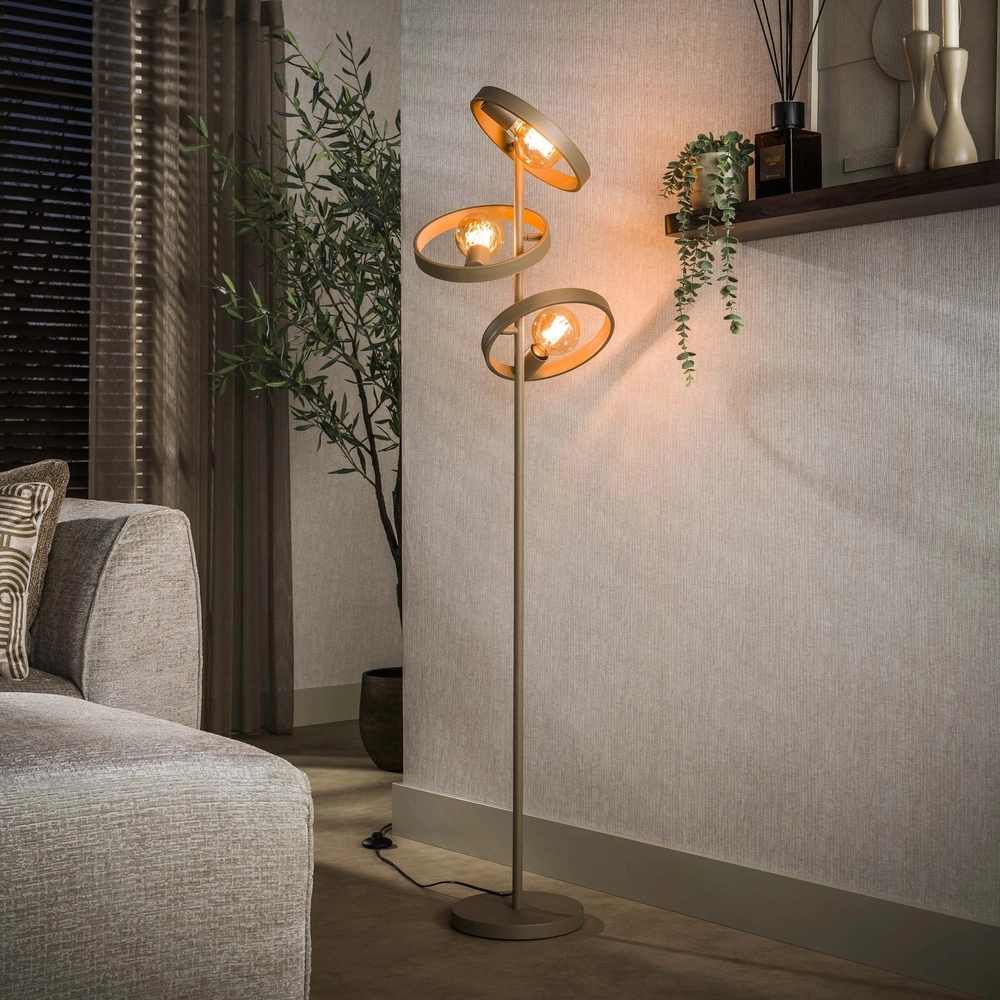 Lampe sur pied Rings Hover 155 cm de haut - sable