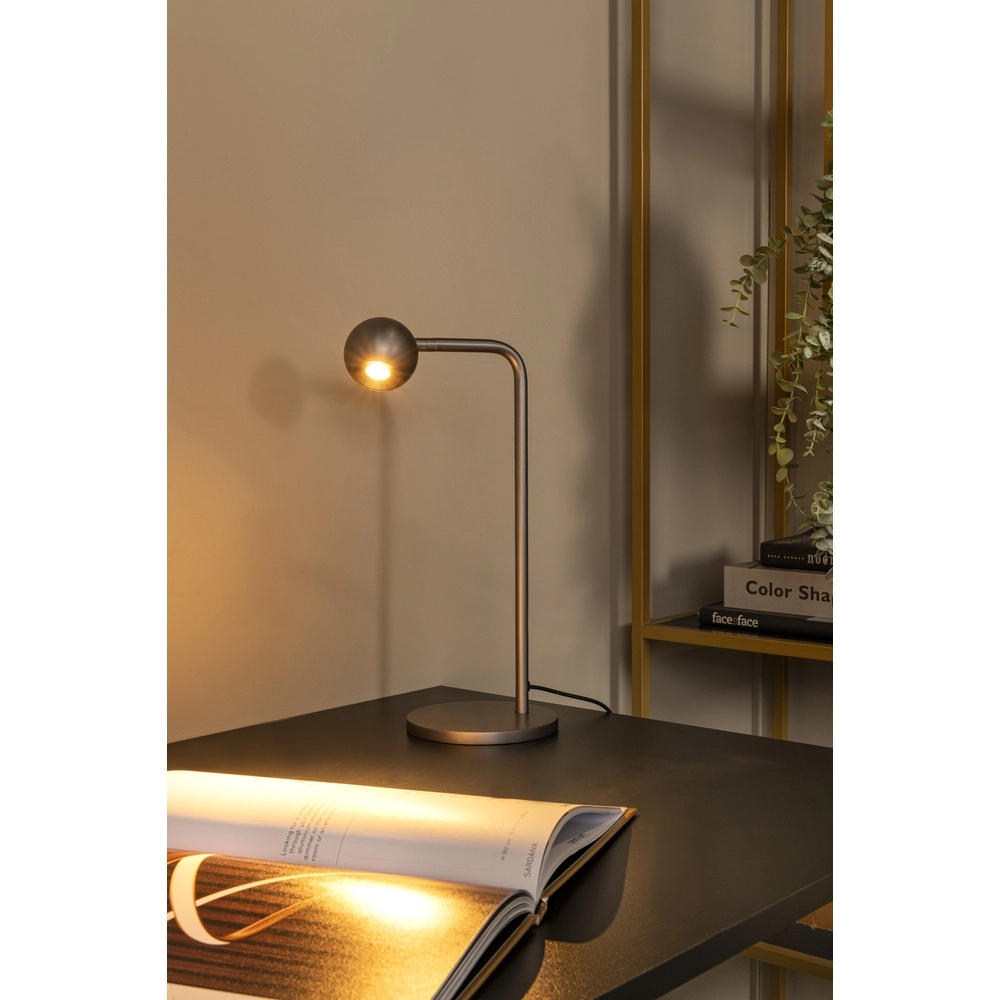 Lampe de table de conception Montana gris Premium by Lucide 5411212680181