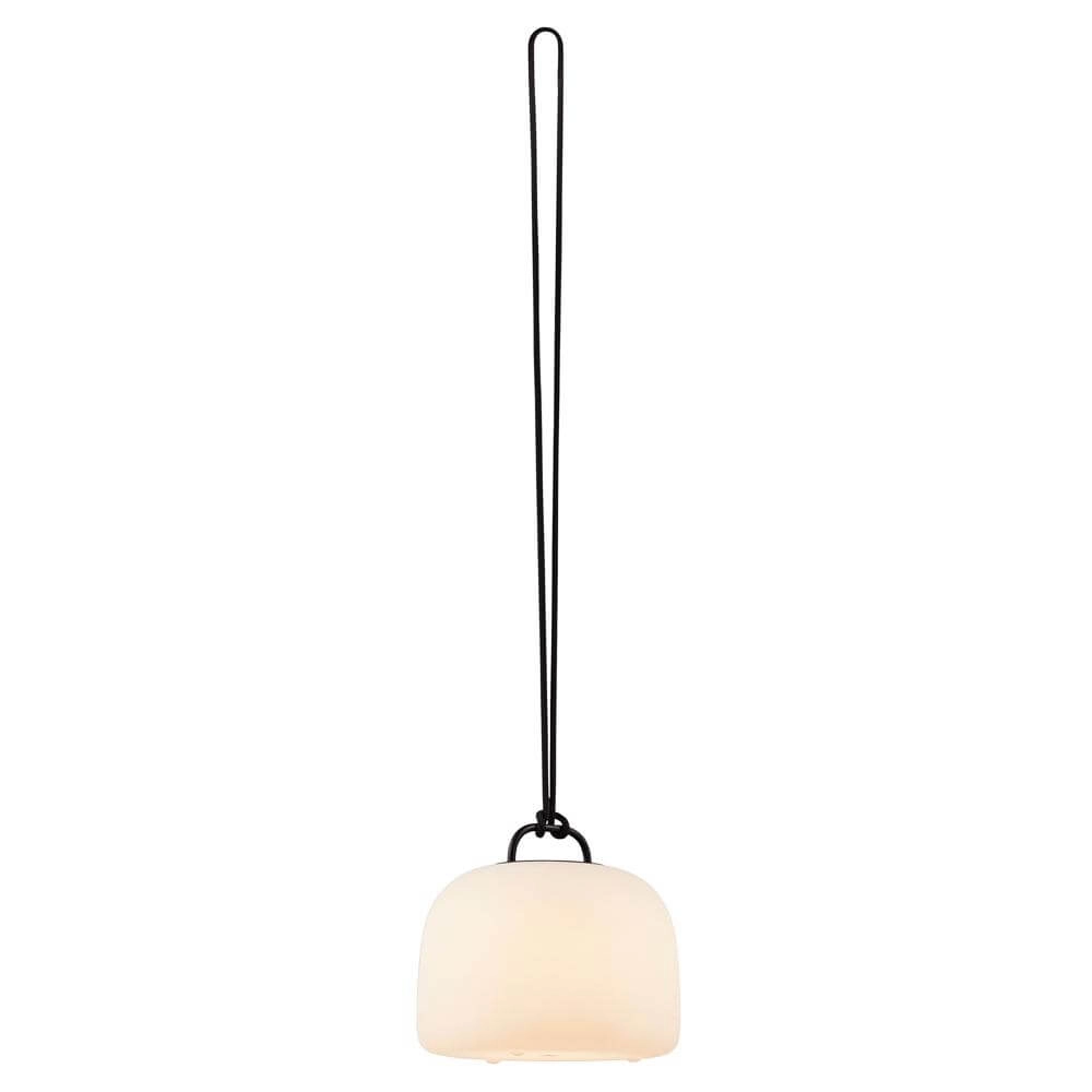Lampe de table Kettle To-Go rechargeable blanc avec noir Ø22cm Nordlux 5701581495982