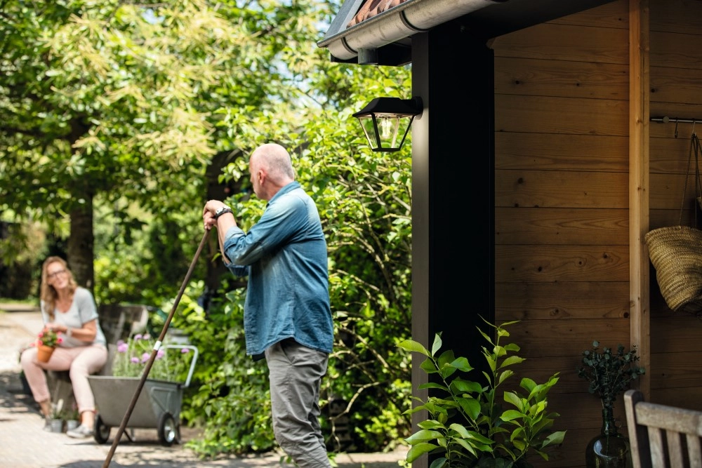 Applique murale Alpenglow 20 cm noir Philips 8718696158159