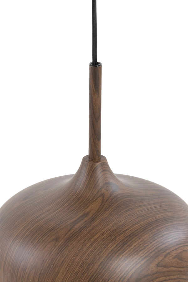 Suspension 3 lumières Dania Imprimé bois foncé Light & Living 8717807759612