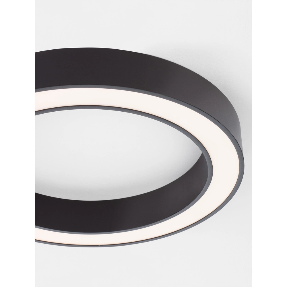 Plafonnier Morbido noir Ø 60cm Lyora 5212017438584