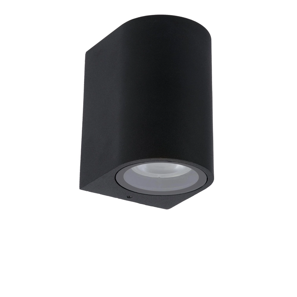 Projecteur mural Zaro IP44 noir simple