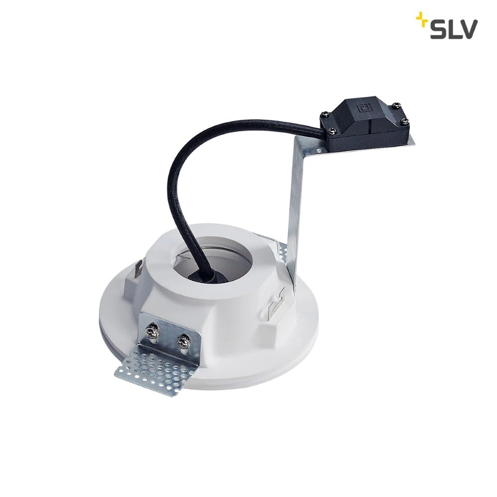 Spot encastrable Plastra GU10 blanc 13cm SLV 4024163160612