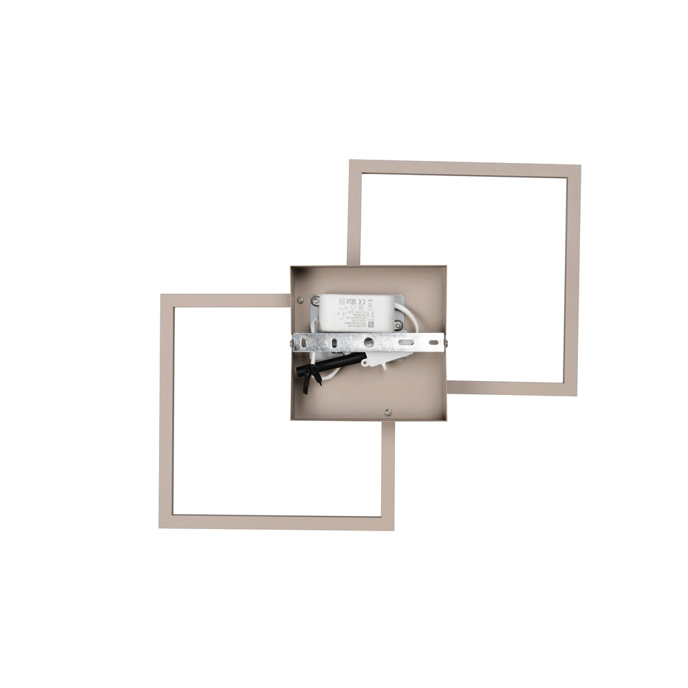 Lampe de plafond moderne Trail 60 cm brun sable Trio 4017807713572