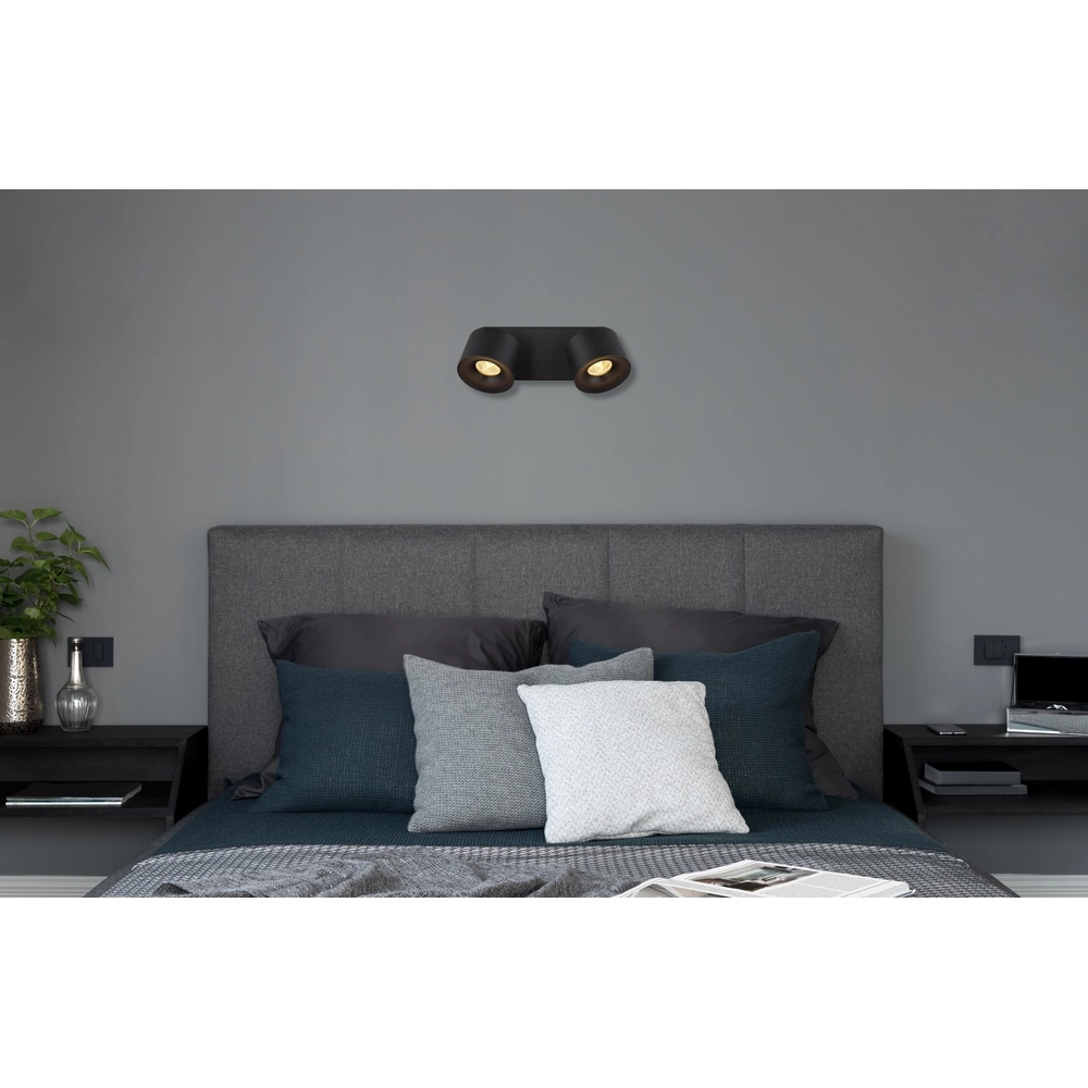 Lampe de plafond élégante Rae 2-noir clair Globo 9007371447640