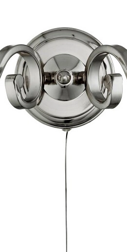 Applique classique Richmond 2 lumières argent mat Searchlight 5053423056432