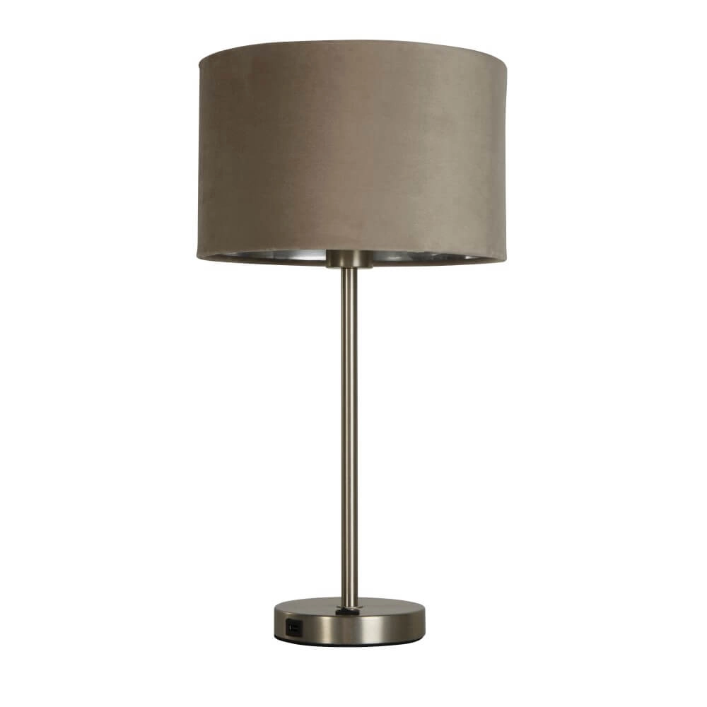 Jolie lampe de table Finn or avec de la crème Searchlight 5053423257235