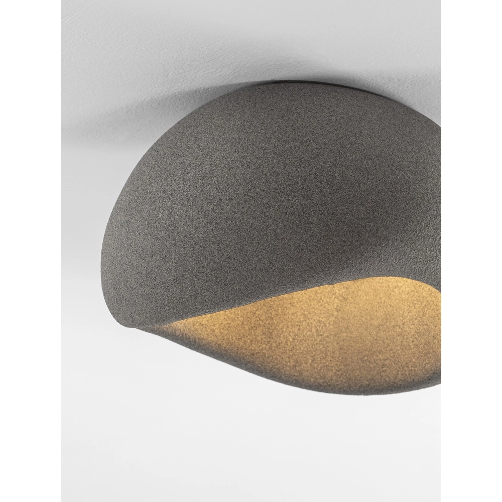 Plafonnier naturel Aere gris 50cm Lyora 5212017476777