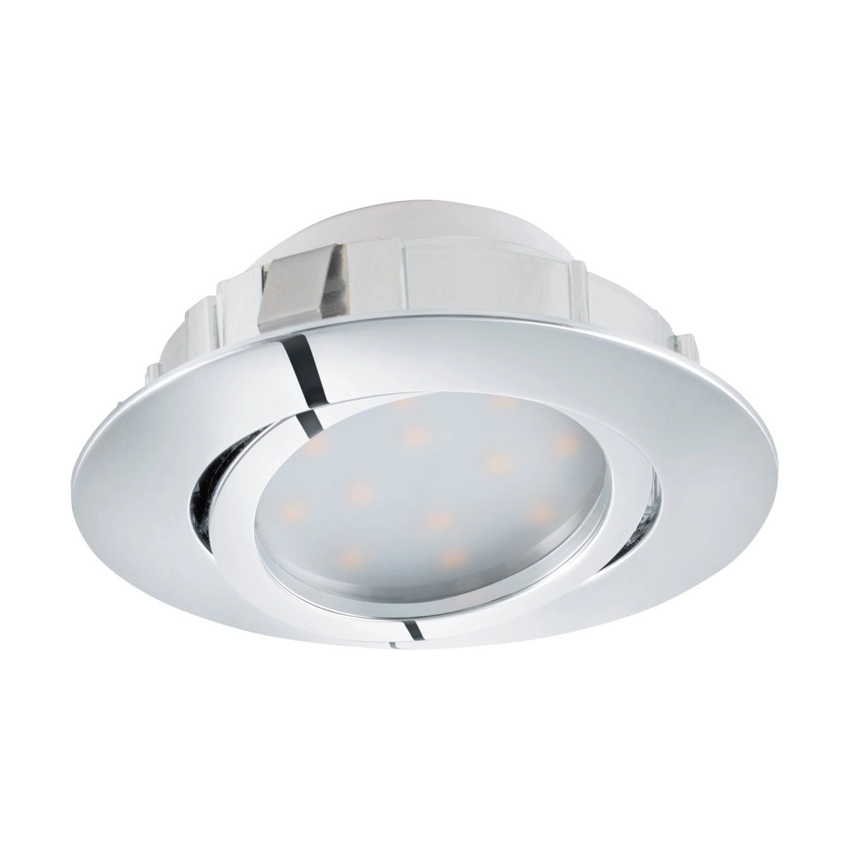 Spot de plafond LED Pineda Round 6w - 3000K - 8,4cm chromé Spot de plafond LED Pineda Round 6w - 3000K - 8,4cm chromé