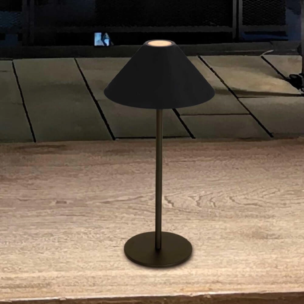 Lampe de table noire Ancilla Steinhauer 8712746151534