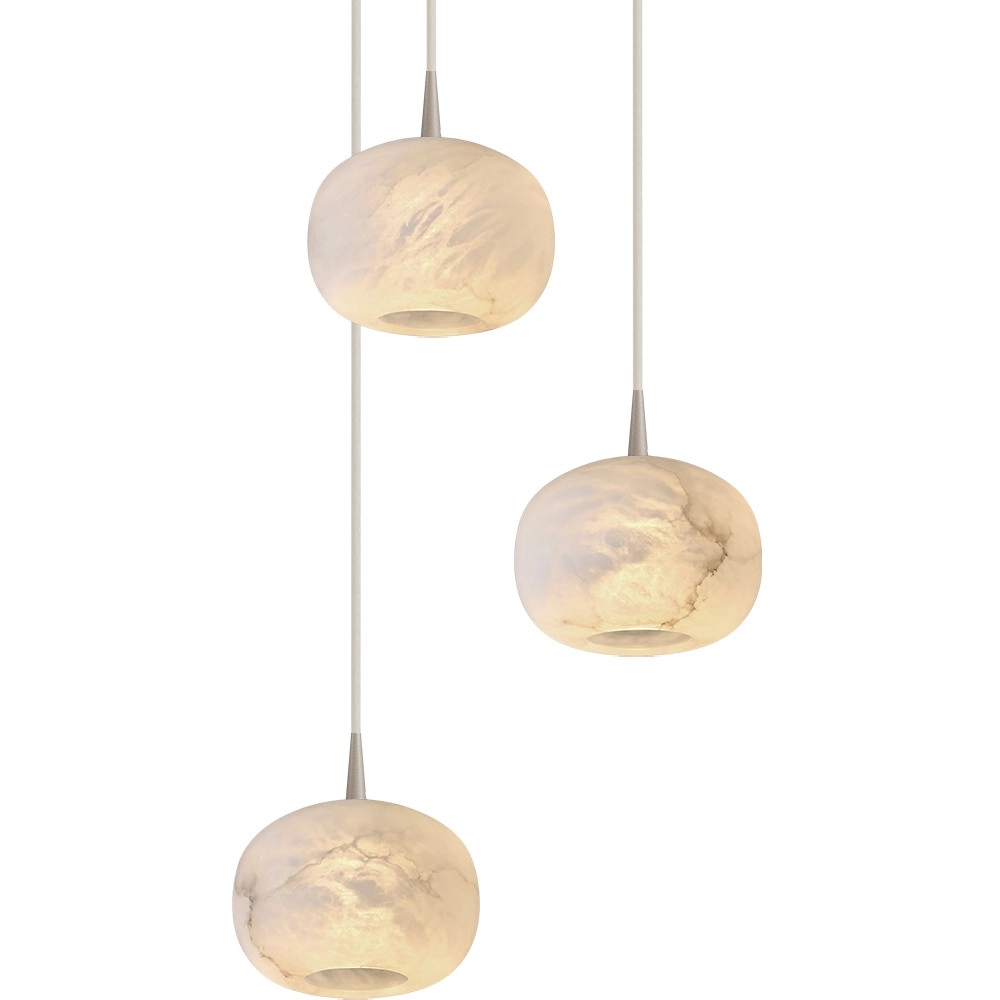 Lampe pendante de conception Alta Terra beige 3 clairs Masterlight 8718121438153