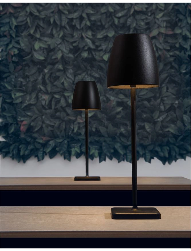 Lampe de table rechargeable Colt 38cm anthracite