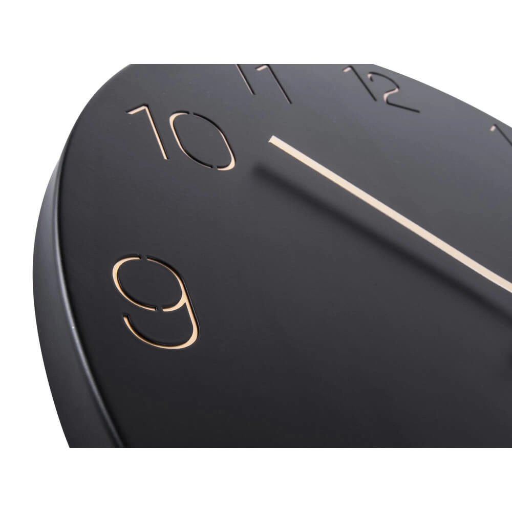 Horloge murale Charm noir - Ø 40cm Karlsson 8714302691942