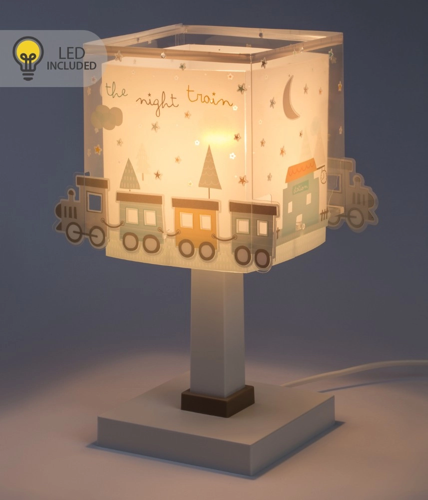 Lampe de table Night Train Gris lueur dans le noir Dalber 8420406002507