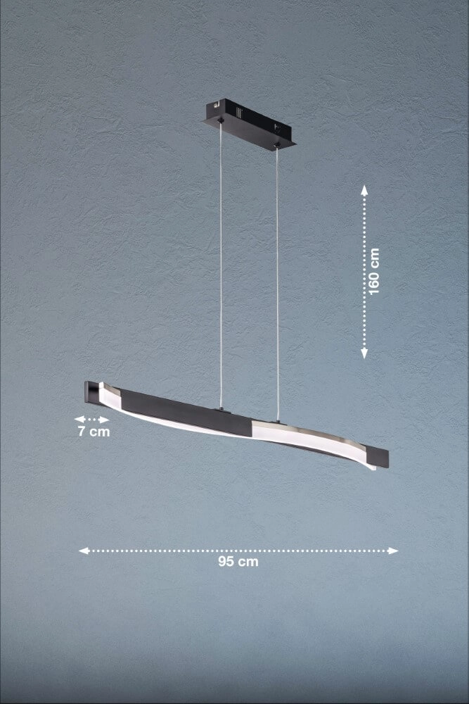 Lampe suspendue LED élégante Bridge Fischer & Honsel 4003694607049