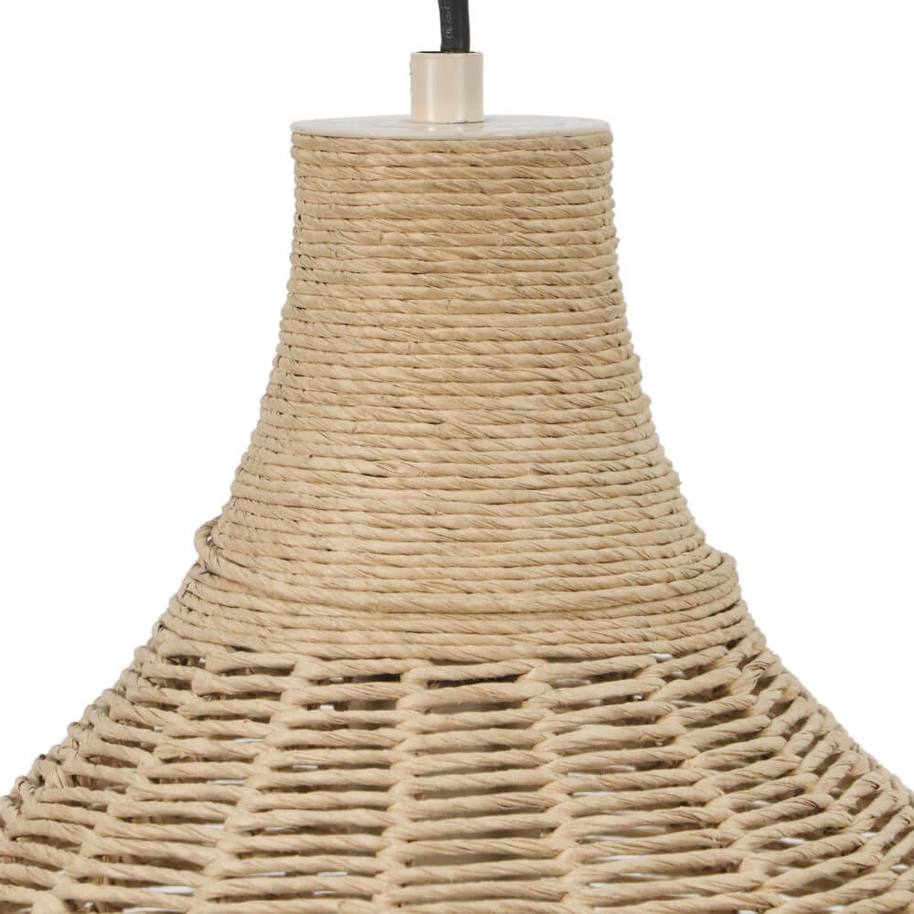 Lampe suspendue en rotin Janne Ø 35 cm Trio 4017807629293