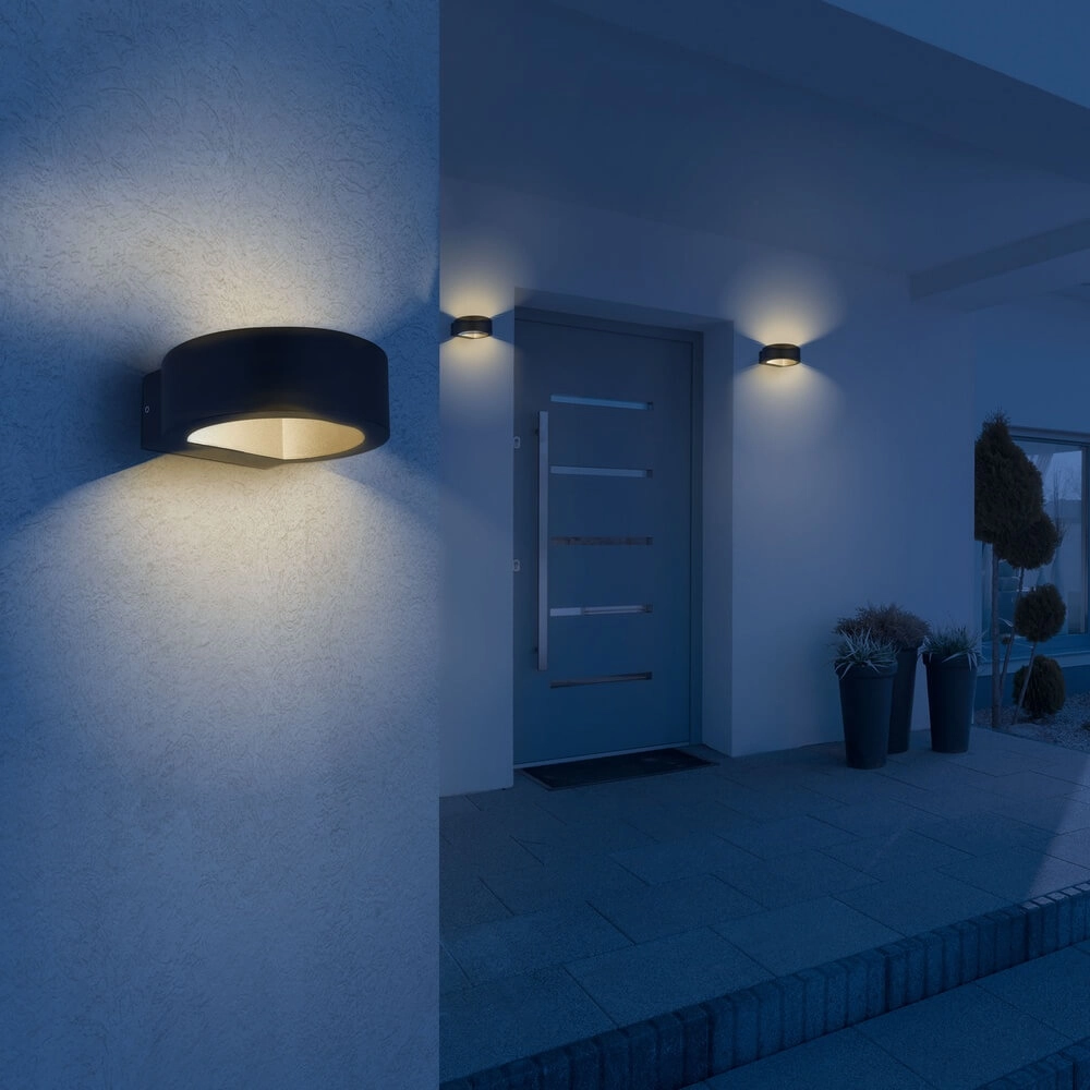 Applique murale Slice I M anthracite Globo 9007371454266