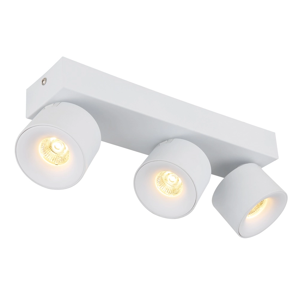 Lampe de plafond élégante Rae Blanc à 3 lumières