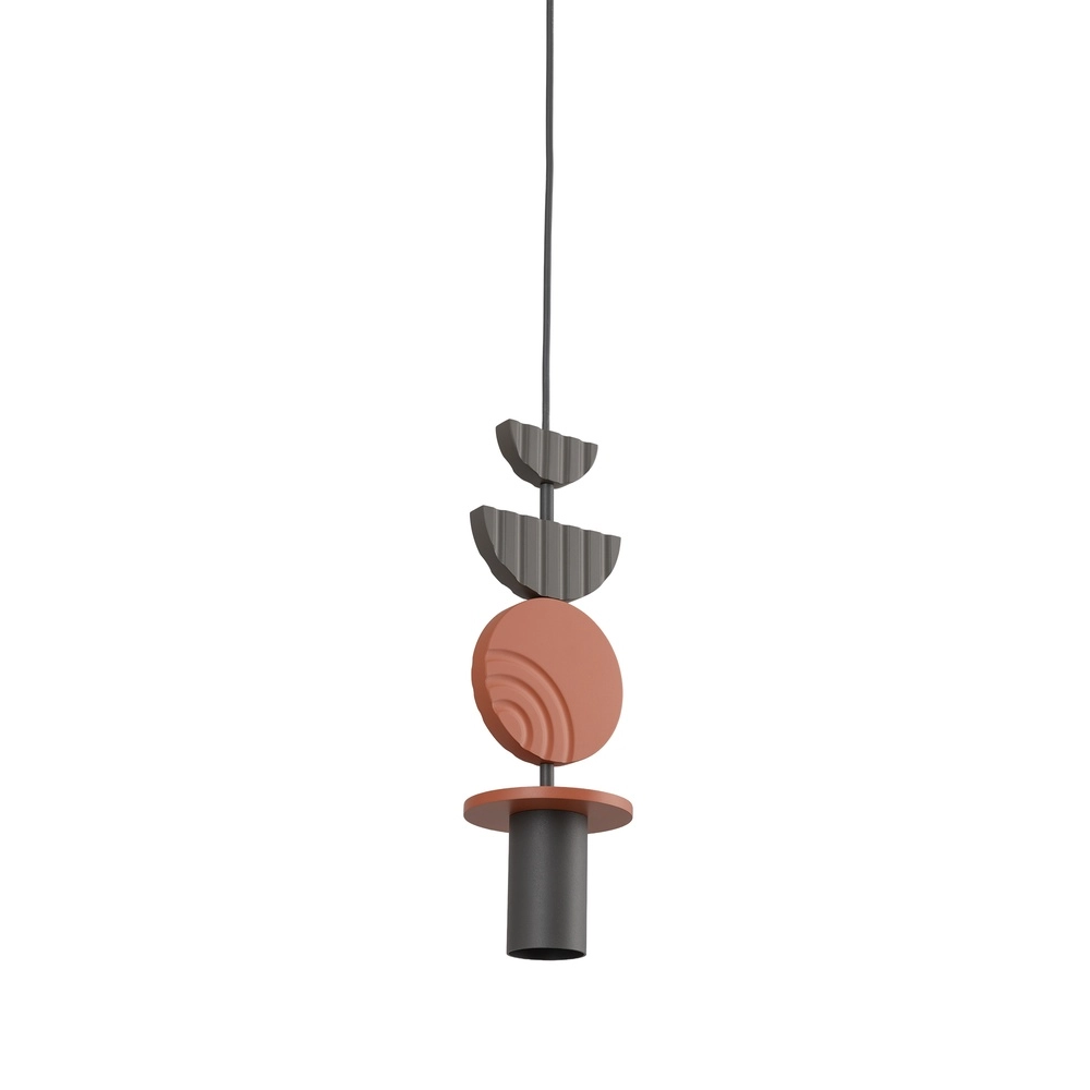Lampe pendante unique Drops Color Ombra Grey Lyora 5903139111966