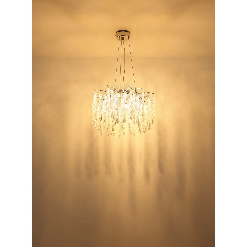 Lampe suspendue Laverne Projectile chromée Globo 9007371566167