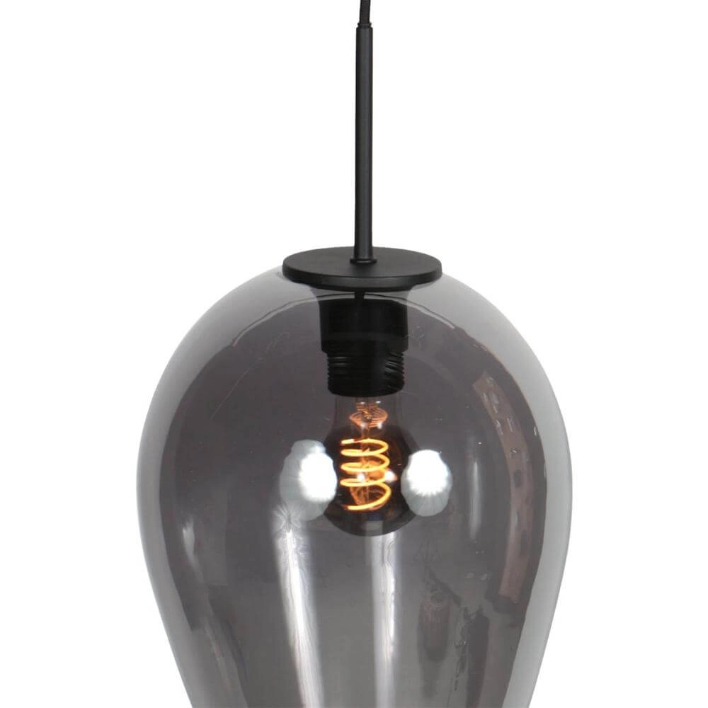 Suspension HaloSwap avec 1 verre à fumée Ø 22,5cm Steinhauer 8712746179705