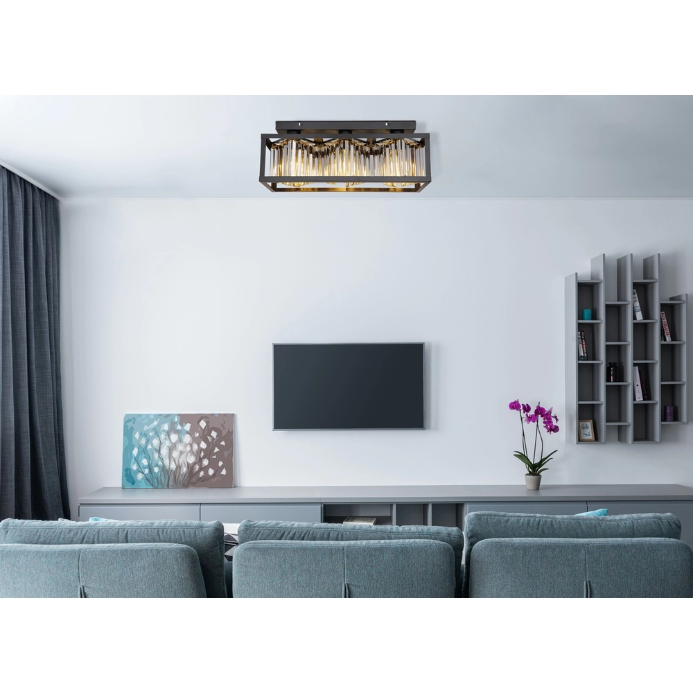 Lampe de plafond Mathilde Noir Globo 9007371433117