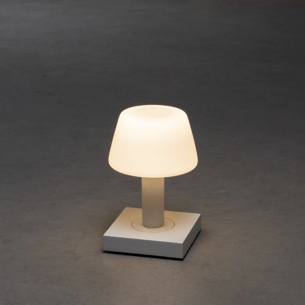 Lampe de table rechargeable Monaco blanc KonstSmide 7318308252520