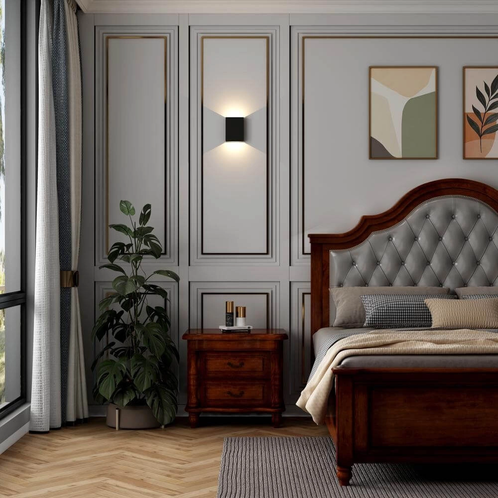 Applique murale élégante Memphis noir Artdelight 8720701102408