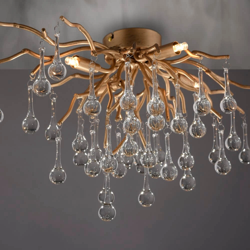 Lustre Icicle laiton 60cm Paul Neuhaus 4012248352069