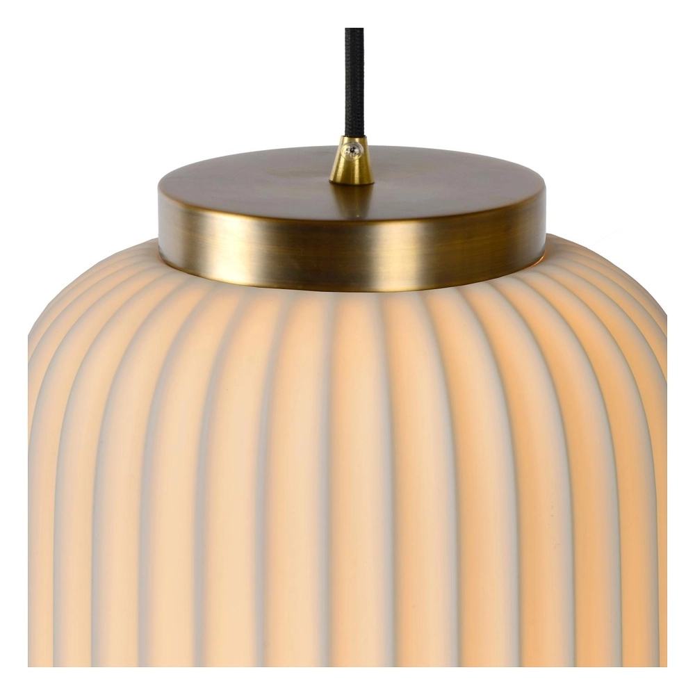 Lampe pendante de conception Gosse Or avec blanc Lucide 5411212134141