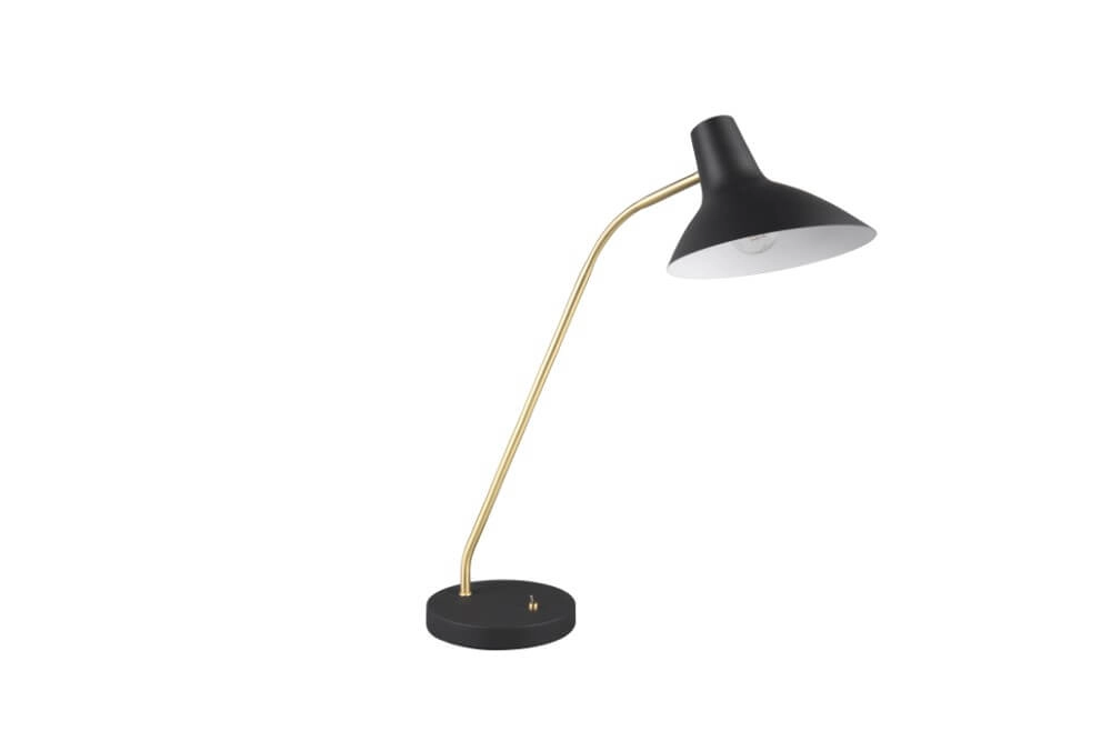 Lampe de bureau élégante Traveller noir Trio 4017807613711