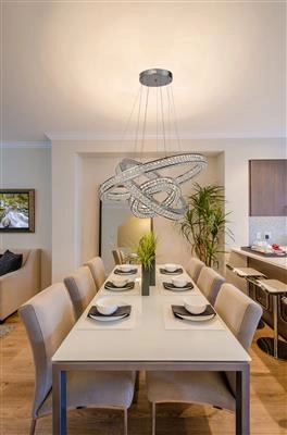 Lampe suspendue Bands Cristal Searchlight 5053423188621