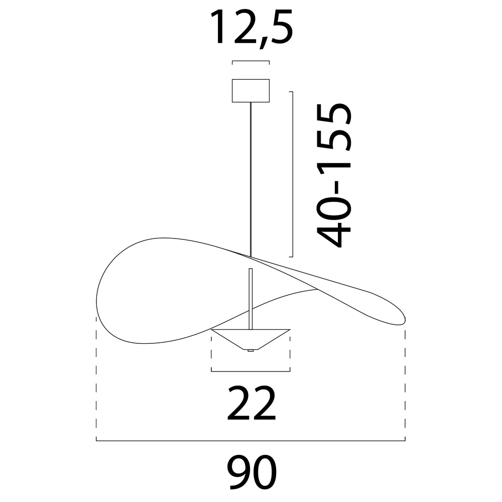 Lampe suspendue de style danois Lente Ø 90cm - sable - avec poulie Masterlight 8718121392141