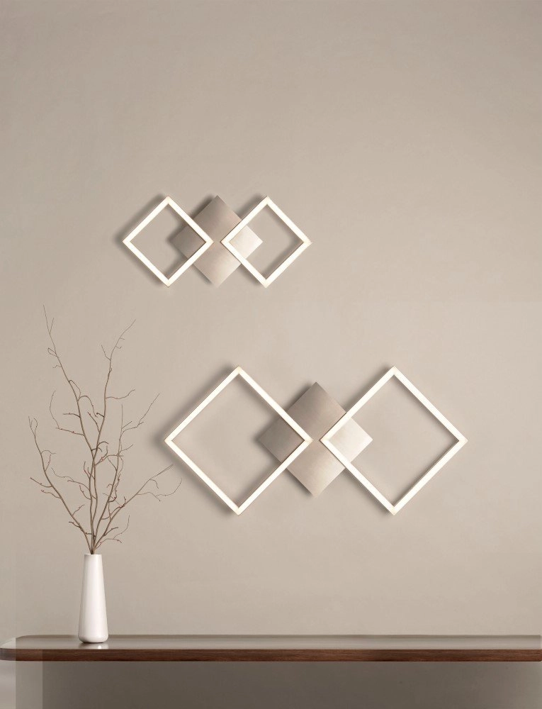 Applique design Wall Art 47cm gris Searchlight 5053423154831