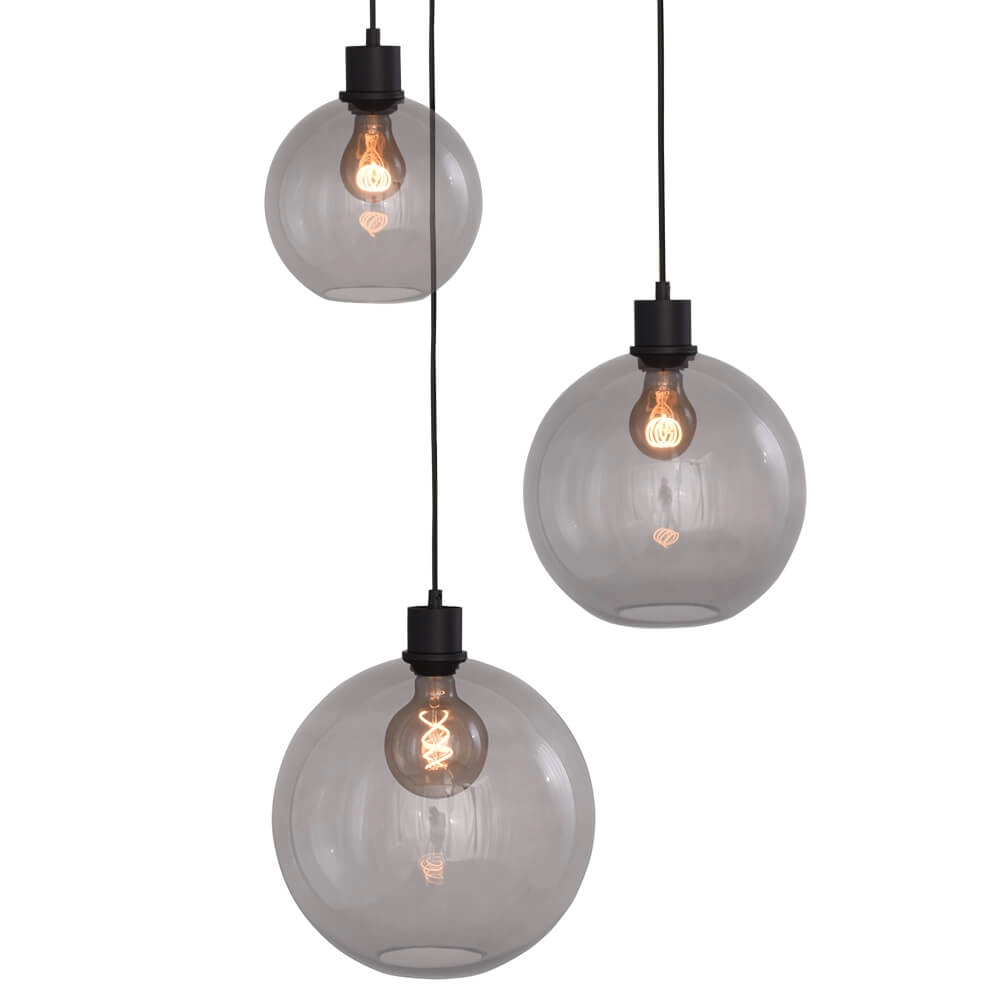 Lampe suspendue Vide Lazise noir Masterlight 8718121303536