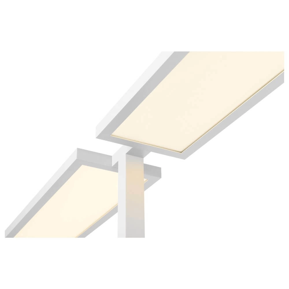 Lampadaire de bureau LED Worklight Pro blanc - double SLV 4024163277969