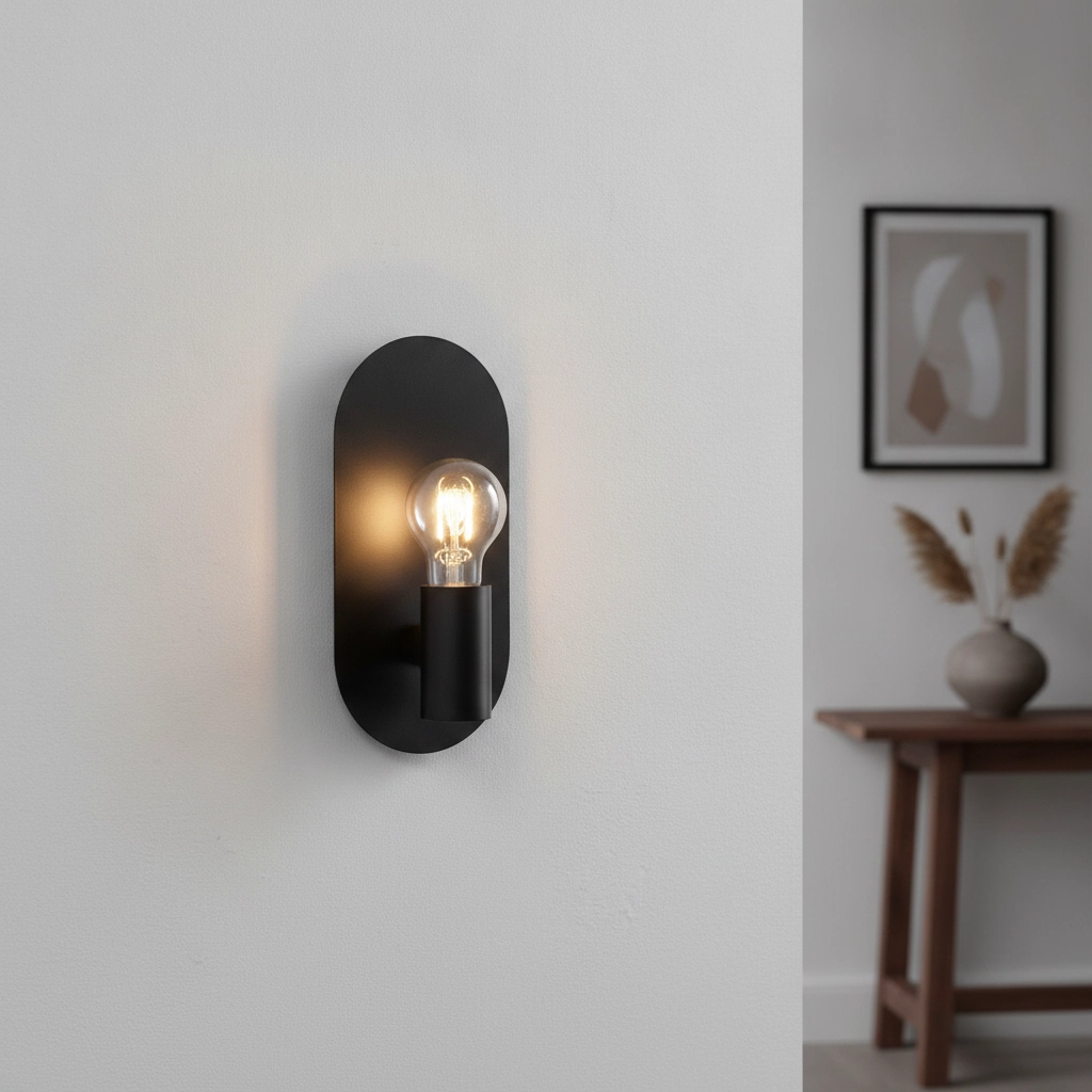 Applique murale Royal Ovale Noir