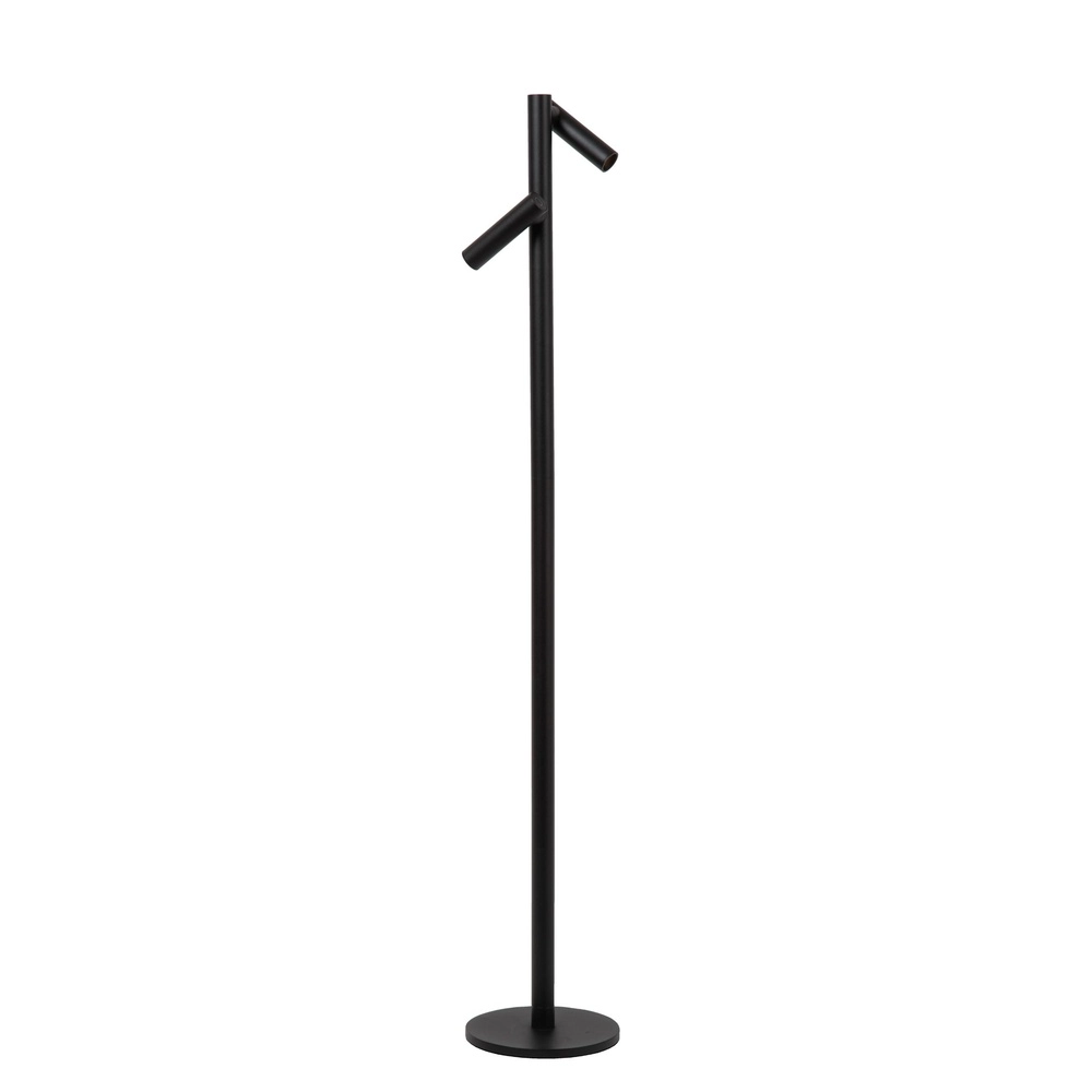 Lampe de lecture rechargeable Antrim IP54 noir à deux lumières