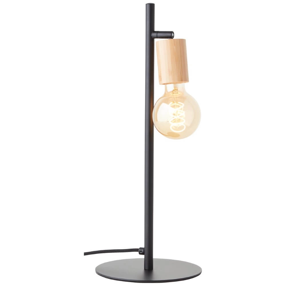 Lampe de table Tiffany noir Brilliant 4004353408380