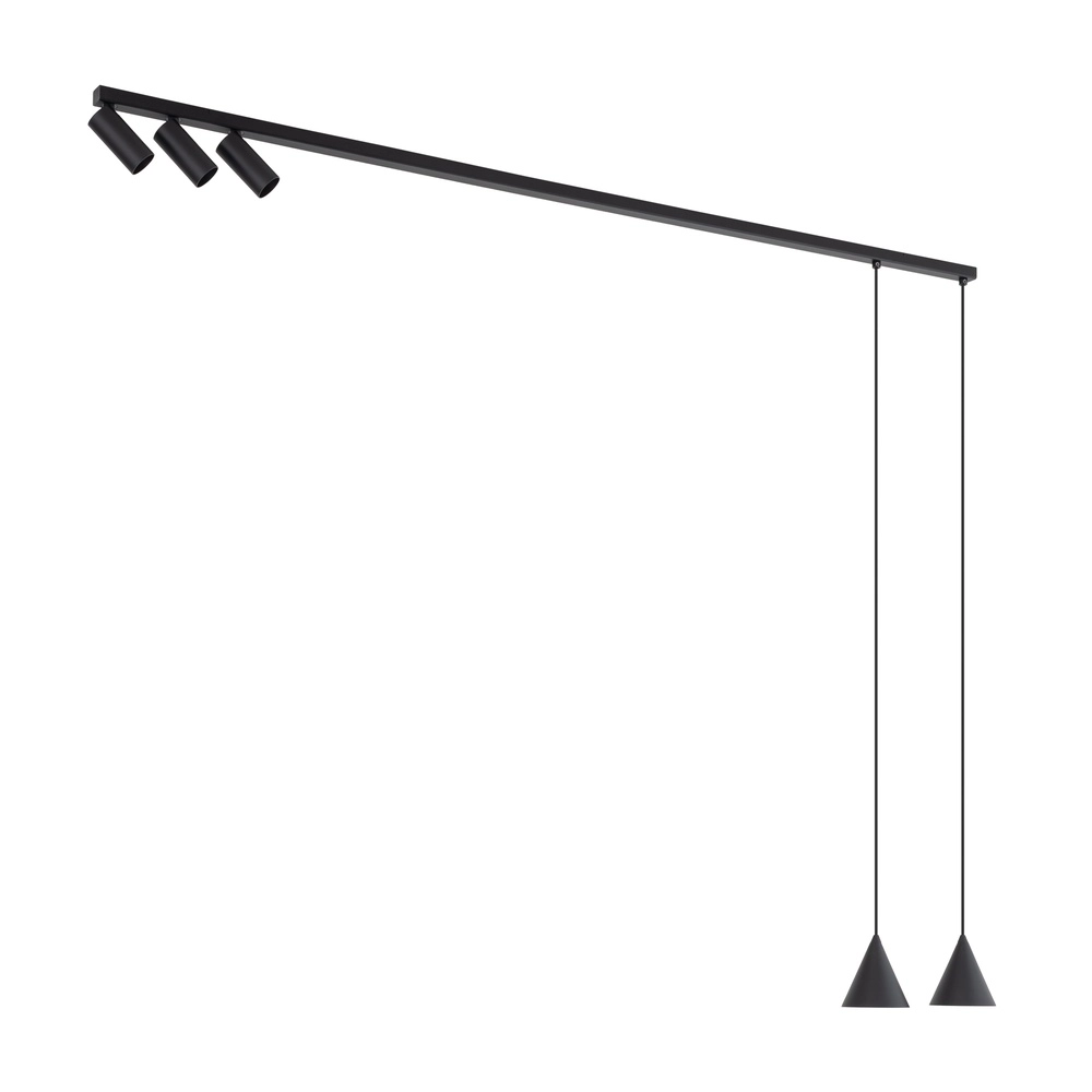 Lampe de plafond et suspension Fourty Noir Lyora 5903139114486