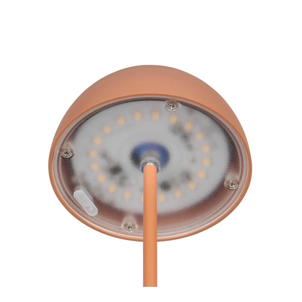 Lampe de table rechargeable Ortiz orange Trio 4017807643336