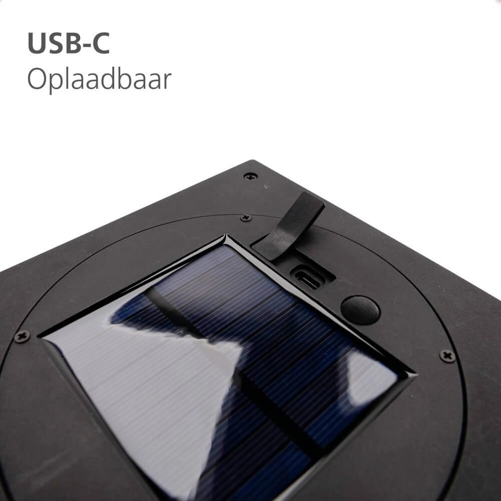 Lampe de table noire Usigni solaire Eglo 9008606297931