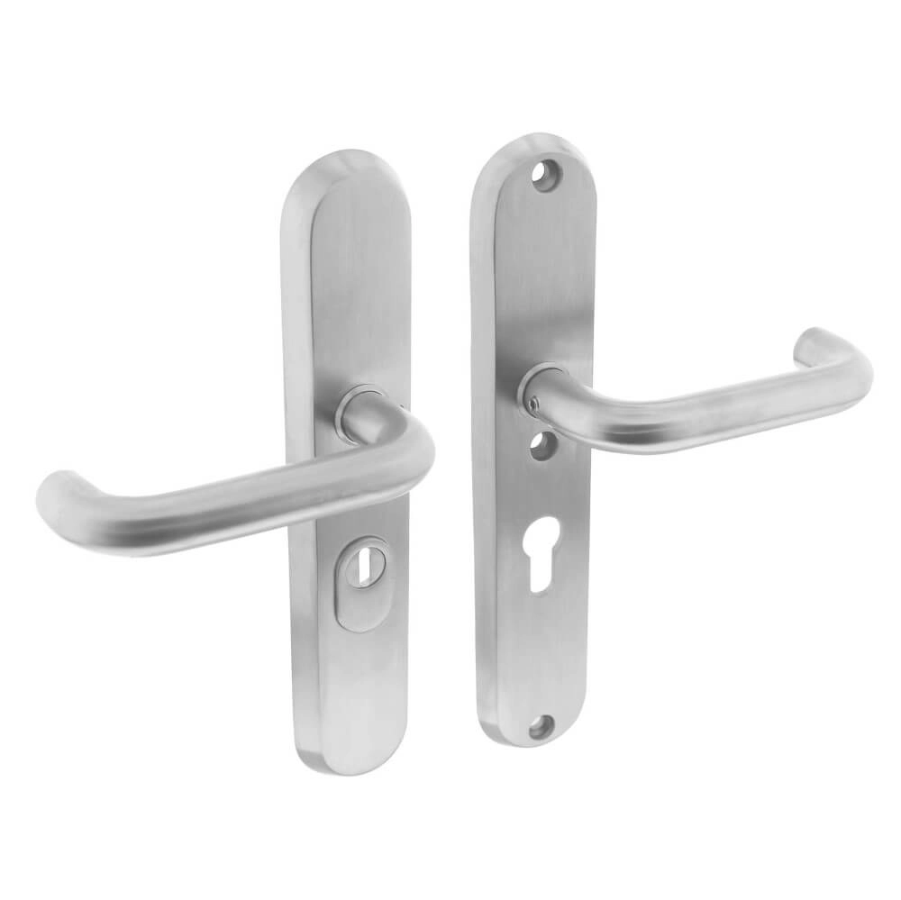 Quincaillerie de porte dérobée Aurano protection anti-traction ovale PC 55mm acier inoxydable Quincaillerie de porte dérobée Aurano protection anti-traction ovale PC 55mm acier inoxydable