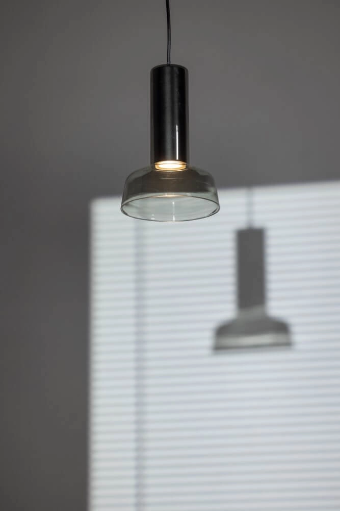 Lampe suspendue Beal verre fumé Ø 18cm ETH 8720195308256