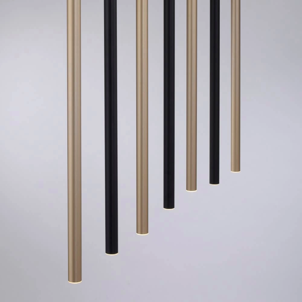 Lampe suspendue unique Flute 7 lumières Paul Neuhaus 4012248374771