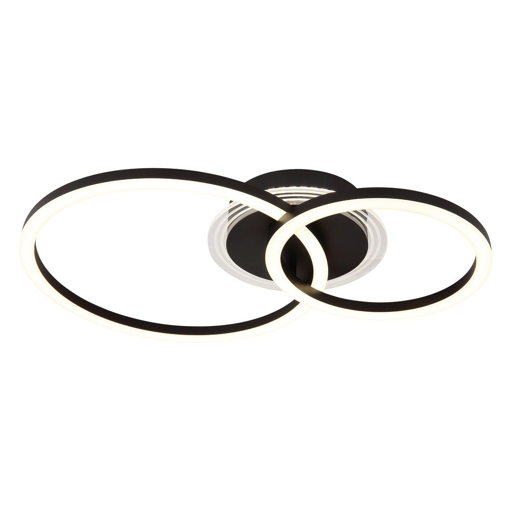 Lampe de plafond noire Loretta Conception